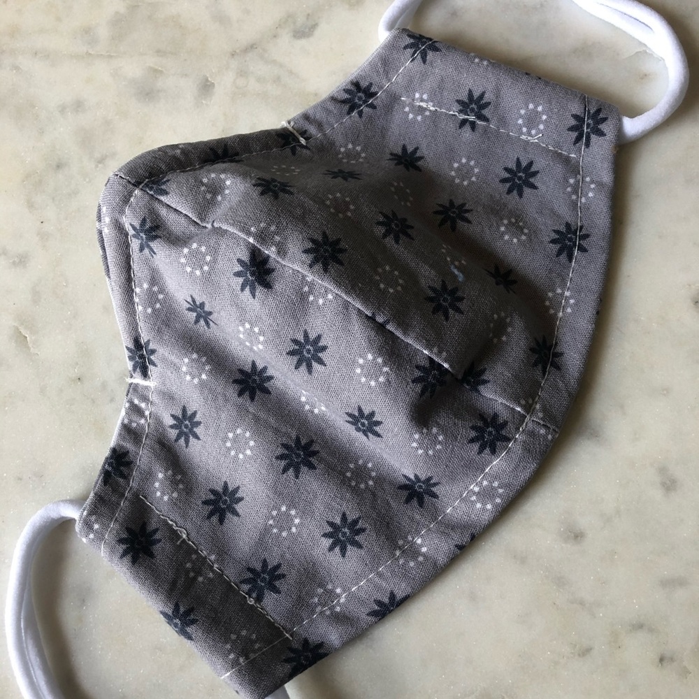 Star print- Breathable cotton mask